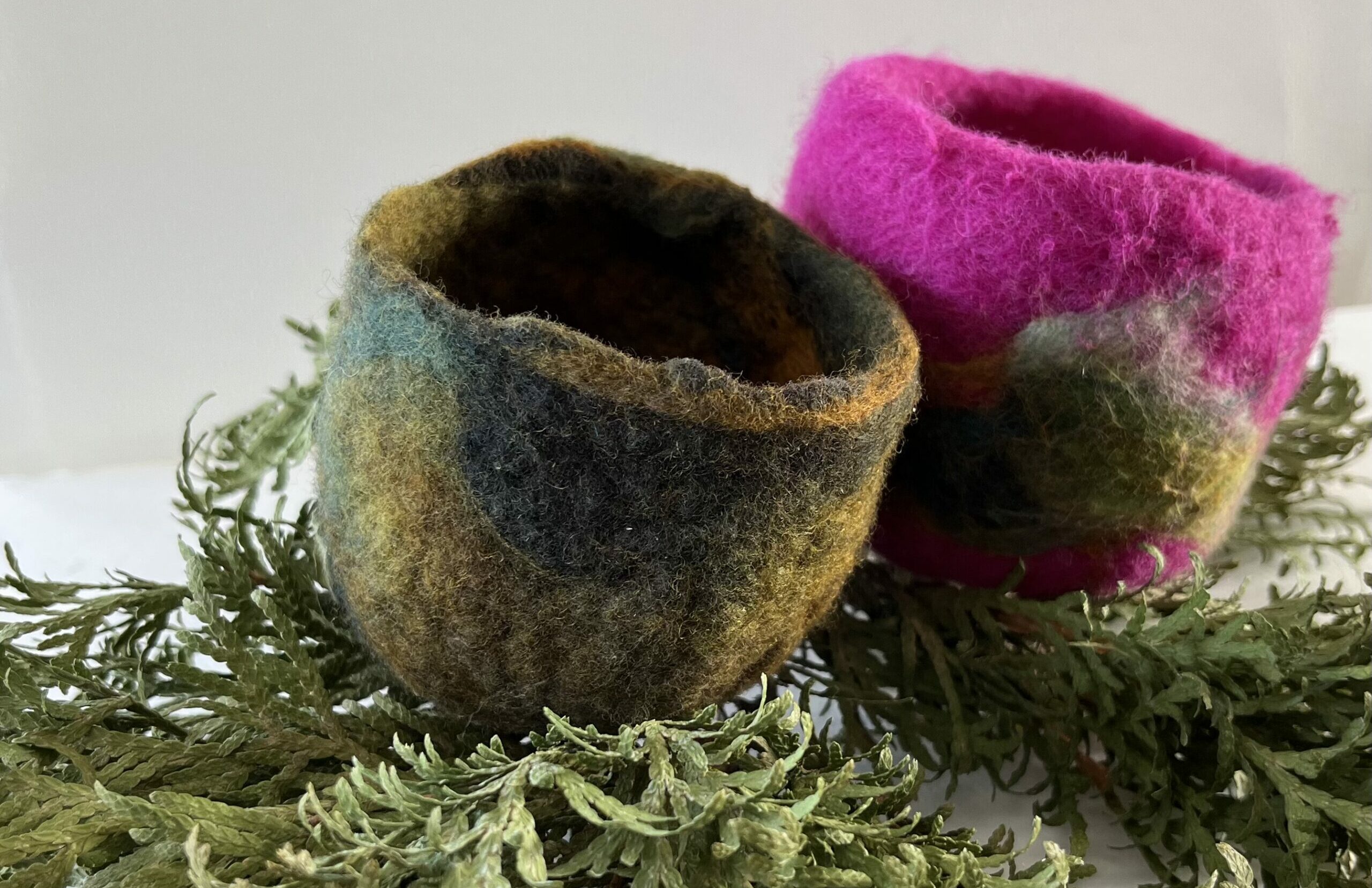 Needle Felted Bowls – Lupine Art Studio